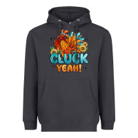 Smoke cluck yeah Heavyweight Hoodie - MaliasSmallBusiness