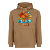 Toasted Coconut cluck yeah Heavyweight Hoodie - MaliasSmallBusiness