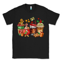 Black christmas cookie coffee cups Classic Tee - AdoDesignShop