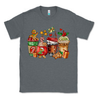 Charcoal Heather christmas cookie coffee cups Classic Tee - AdoDesignShop