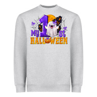 Heather Grey My 1st Halloween Heavyweight Sweatshirt - texasbilliewilder