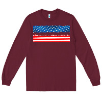 Burgundy usa ice cream and popsicles Long Sleeve Tee - AdoDesignShop