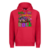 Cardinal let the good times roll with mardi gras monster tr Premium Hoodie - LillyAllenDesigns