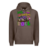 Coffee let the good times roll with mardi gras monster tr Premium Hoodie - LillyAllenDesigns