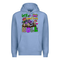 Colony Blue let the good times roll with mardi gras monster tr Premium Hoodie - LillyAllenDesigns