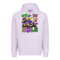 Lilac let the good times roll with mardi gras monster tr Premium Hoodie - LillyAllenDesigns