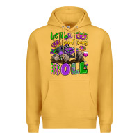 Mustard let the good times roll with mardi gras monster tr Premium Hoodie - LillyAllenDesigns