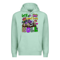 Seafoam let the good times roll with mardi gras monster tr Premium Hoodie - LillyAllenDesigns