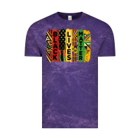 Cloud Purple junetheenth black livesmatter brush stroke Vintage Tee - HRA Design Shop