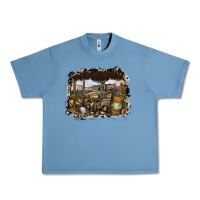 Pebble Blue wild west Urban Heavy Tee - SublimationCraftShop