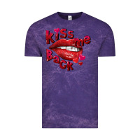 Cloud Purple kiss me back Vintage Tee - FaDigitalArtStudio