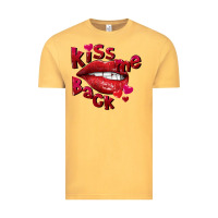 Vintage Mustard kiss me back Vintage Tee - FaDigitalArtStudio