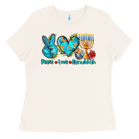 Bone peace love hanukkah Ladies Tee - AdoDesignShop