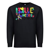 Black love needs no words autism Premium Sweatshirt - MaliasSmallBusiness