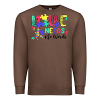 Chestnut love needs no words autism Premium Sweatshirt - MaliasSmallBusiness