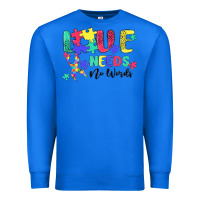 True Royal love needs no words autism Premium Sweatshirt - MaliasSmallBusiness