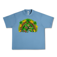 Pebble Blue St. Patrick's Day rainbow Urban Heavy Tee - Neo Western