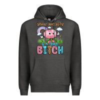 Charcoal Heather your anxiety is a lying bitch Premium Hoodie - LillyAllenDesigns