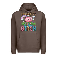 Coffee your anxiety is a lying bitch Premium Hoodie - LillyAllenDesigns