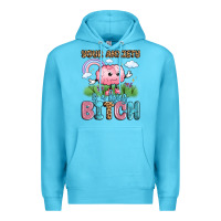 Ocean Blue your anxiety is a lying bitch Premium Hoodie - LillyAllenDesigns