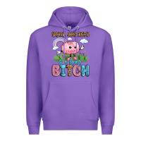 Purple your anxiety is a lying bitch Premium Hoodie - LillyAllenDesigns