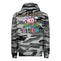 Slate Camo your anxiety is a lying bitch Premium Hoodie - LillyAllenDesigns
