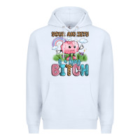 White your anxiety is a lying bitch Premium Hoodie - LillyAllenDesigns
