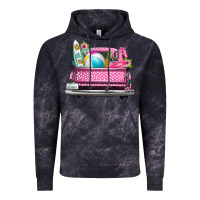 Cloud Black summer pink truck beach Vintage Hoodie - texasbilliewilder