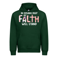 Forest Green Oceans Deep My Faith Will Stand Urban Hoodie - Bettercallsaul