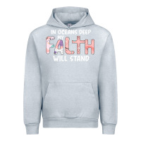 Heather Grey Oceans Deep My Faith Will Stand Urban Hoodie - Bettercallsaul
