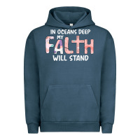 Pigment Midnight Navy Oceans Deep My Faith Will Stand Urban Hoodie - Bettercallsaul