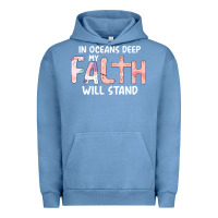 Pigment Pebble Blue Oceans Deep My Faith Will Stand Urban Hoodie - Bettercallsaul