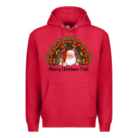 Cardinal merry christmas y'all santa rainbow Premium Hoodie - AdoDesignShop