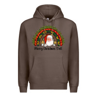 Coffee merry christmas y'all santa rainbow Premium Hoodie - AdoDesignShop