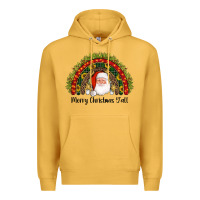 Mustard merry christmas y'all santa rainbow Premium Hoodie - AdoDesignShop
