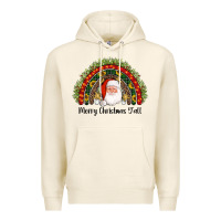 Tofu merry christmas y'all santa rainbow Premium Hoodie - AdoDesignShop