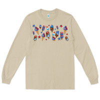 Mushroom usa ice cream and popsicles Long Sleeve Tee - AdoDesignShop