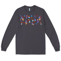 Smoke usa ice cream and popsicles Long Sleeve Tee - AdoDesignShop