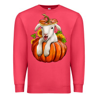 Cardinal fall pumpkin lamb nancy cooper Premium Sweatshirt - NancyCooperArtShop