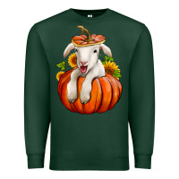 Sports Green fall pumpkin lamb nancy cooper Premium Sweatshirt - NancyCooperArtShop