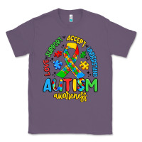 Lavender love support accept understand autism awareness Classic Tee - Artiststas
