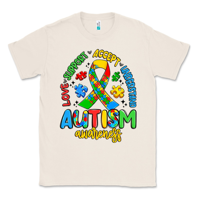 Love Support Accept Understand Autism Awareness Classic Tee by Artiststas | Teevron