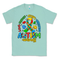 Seafoam love support accept understand autism awareness Classic Tee - Artiststas