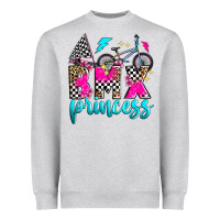 Heather Grey bmx princess Heavyweight Sweatshirt - Zillion Design Studio