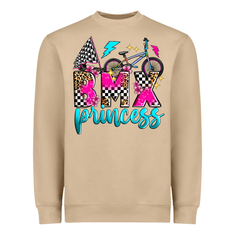 Bmx Princess Heavyweight Sweatshirt by Zillion Design Studio | Teevron