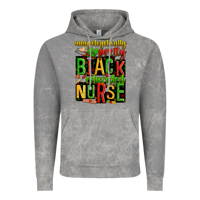 Unapologetically Pretty Black And Educated Nurse Vintage Hoodie by Zillion Design Studio | Teevron