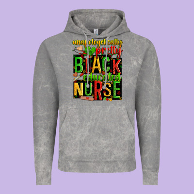 Unapologetically Pretty Black And Educated Nurse Vintage Hoodie Designed By Zillion Design Studio