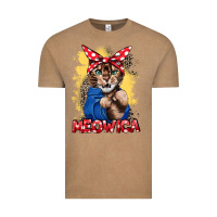 Vintage Coffee Meowica 4th of july Vintage Tee - CowGirlArtShop