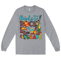 Heather Grey ready to rock 5th grade Long Sleeve Tee - JahusDesignShop