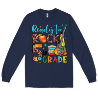 Navy ready to rock 5th grade Long Sleeve Tee - JahusDesignShop